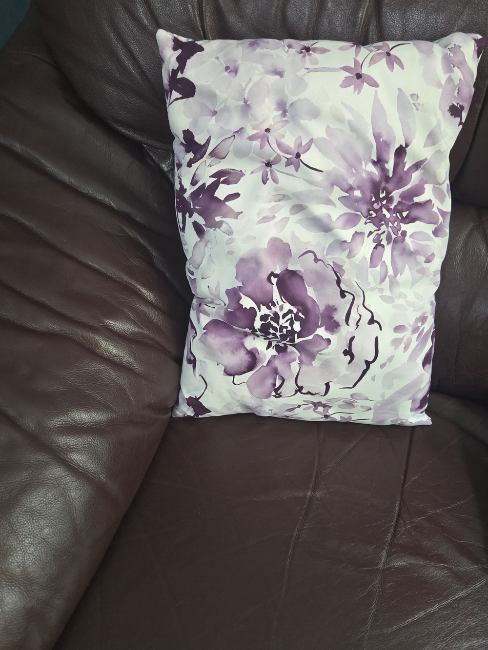 Stay By Garcia Revesrsible Floral And Geometric Lumbar Throw Pillow 19x13